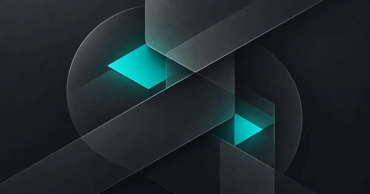 Small bright teal zones at two depths inside translucent graphite layers